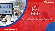 Scope in doing MBA course from DBUU