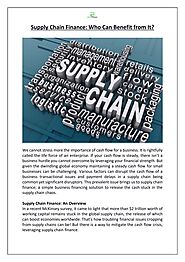 Broc Finance - Supply Chain Finance: Who Can Benefit from It?