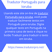 Tradutor Português para Ioruba