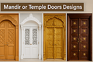 Mandir or Temple doors designs