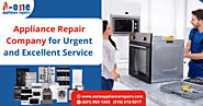Appliance Repair Company for Urgent and Excellent Service