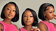 High Quality Human Hair Short Wigs For Black Women