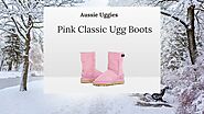 Check Out Kids Pink Classic Ugg Boots | Aussie Uggies