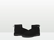 Shop Adult's Classic Ugg Mini Boots in Black | Aussie Uggies