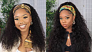 Look Fabulous with a Curly Headband Wig