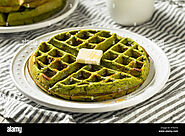 Matcha (Green Tea) Waffles Recipe - Vegan Gluten Free Waffles