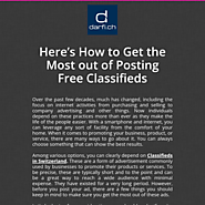 Here’s How to Get the Most out of Posting Free Classifieds
