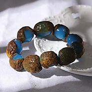 Blue Amber Bracelet