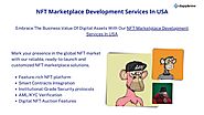 NFT Marketplace Development Services In USA by Dappbrew