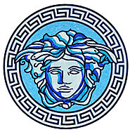 The Goddess Medusa Medallion Glass Swimming Pool Mosaic Tiles – ceramicmosaicart.com