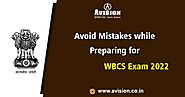 Avoid Mistakes while Preparing for WBCS Exam 2022
