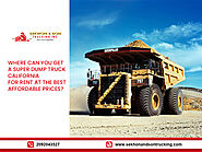 Super Dump TRuck California For Rent In Very Affordable Prices