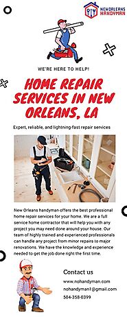 Home Repair Services In New Orleans, LA - 1 | New Orleans ha… | Flickr