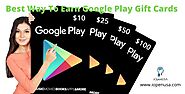 Best Way To Earn Google Play Gift Cards for Free