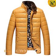 Down Jackets with Fur Collar CW846053 - cwmalls.com