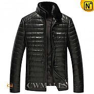 CWMALLS® Mens Black Down Jacket CW846025