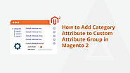 How To Add Category Attribute To Custom Attribute Group In Magento 2