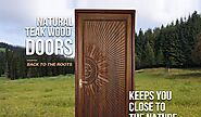 Teak Wood doors are Best for Home