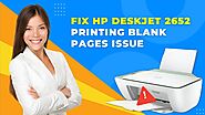 Fix HP Deskjet 2652 Printing Blank Pages Issue