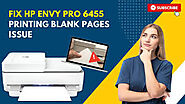 Fix HP Envy Pro 6455 Printing Blank Pages Issue