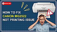 How to Fix Canon MG2522 Not Printing Issue?