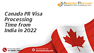 Processing time for Canada PR from India in 2022