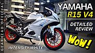Yamaha R15V4 2023 | Intensity White | Looks like R7 | Gearhead Official