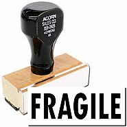 Postal-Fragile-Rubber-Stamp