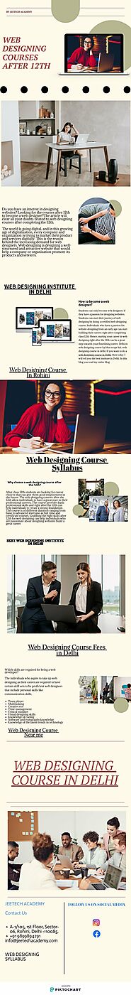 WEB DESIGNING COURSES AFTER 12TH | Piktochart Visual Editor