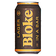 Buy Bloke in a Bar Lager Beer ( 375ml ) | Liquorkart Australia