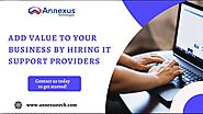 Add Value to Your Business by Hiring IT Support Providers – Annexus Tech