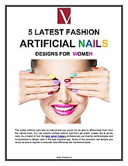5 Latest Fashion Artificial Nails Designs for women