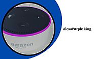 Alexa Flashing or Blinking Purple Ring Light