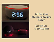 Get fix: Alexa Showing a Red ring Light? | Echo Help +1-817-464-8883