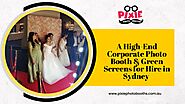 A High-End Corporate Photo Booth & Green Screens for Hire in Sydney