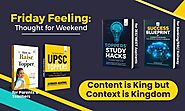 It is true that content is king, but context is kingdom