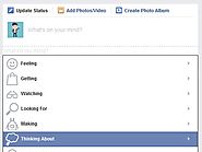 Facebook Status Updates: Getting, Making, Thinking About, Meeting?