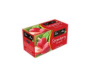 Tea4U Strawberry Black Tea Bags - Original Ceylon Tea, 25 Tea Bags