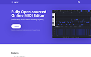 Signal Online MIDI Editor