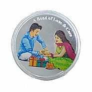 Buy Raksha Bandhan Silver Coins 999 Purity from Existencia Jewels