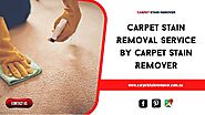 Carpet Stain Removal Service by Carpet Stain Remover