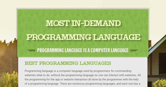 Most In-Demand Programming Languages in 2022 | A Listly List