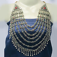 Afghan Multilayers Bib Necklace – Vintarust