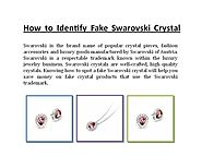 How to Identify Fake Swarovski Crystal - Zoho Writer