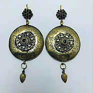 Turkmen Vintage Massive Dangle Earrings – Vintarust