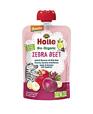Zebra Beet - Pouchy Apfel, Banane, rote Bete – firstorganicbaby