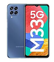 Samsung Galaxy M33 5G (Deep Ocean Blue, 8GB, 128GB Storage) | 5nm Processor | 6000mAh Battery | Voice Focus | Upto 16...