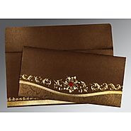 Fancy Muslim Wedding Cards: | Card Code : (I-1499) |