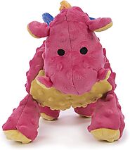 goDog Dragons Squeaker Plush Dog Toy