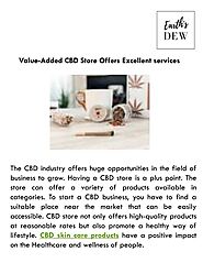 PPT - Value-Added CBD Store Offers Excellent services PowerPoint Presentation - ID:11546653